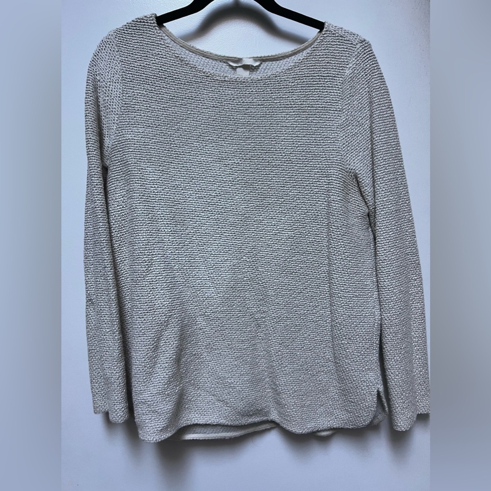 H&M white sweater size M